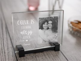 Foto in glasplaatje