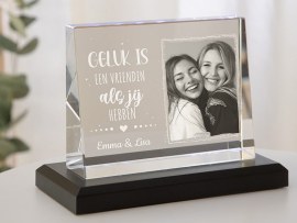 Foto op glas vriendin