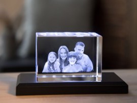3D-foto in glas