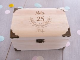 Schatkist met gravure