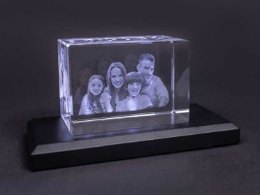 3D-foto in glas