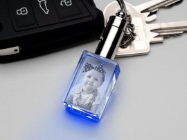 Glazen Sleutelhanger