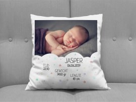 Fotokussen met geboortedata