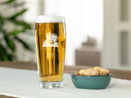 Willibecher met fotogravure