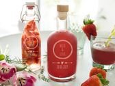 Fles met gravure