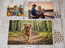 Foto puzzel drie grootte