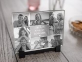 Foto in glasplaatje