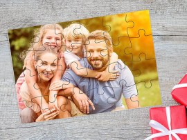 Fotopuzzel met familie