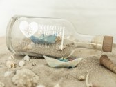 Fles met gravure