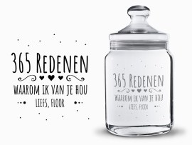 Koekjespot graviert