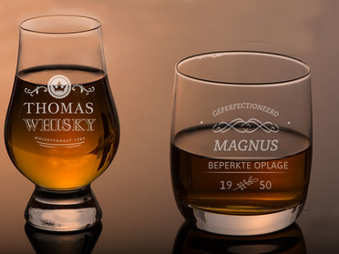 Verbetering Ingrijpen leef ermee Whiskyglas met gravure | whiskyglazen met namen
