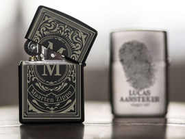 Zippo-aansteker gravure