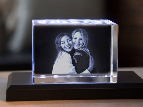 3D-foto in glas beste vriendin