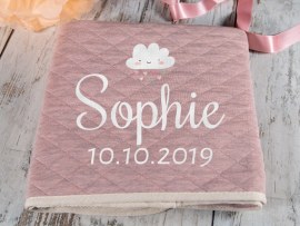 Geborduurde Babydeken