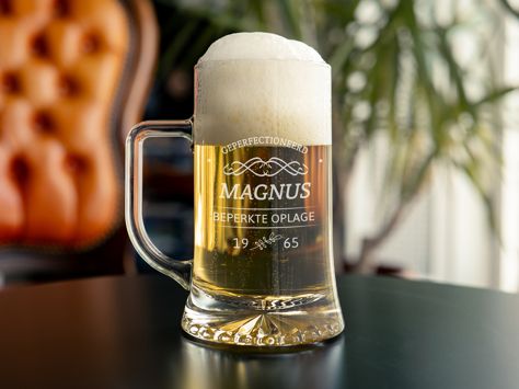 Bierglas met persoonlijke gravure