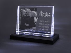 3d foto in glas