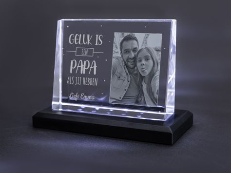 Foto op glas papa