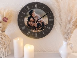 Variante Fotklok uit leisteen