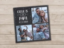 Leisteen Plaat voor Papa