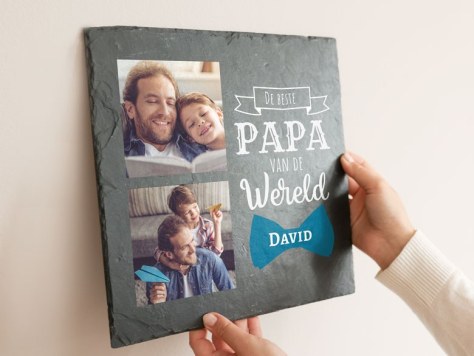 Leisteen Plaat voor papa