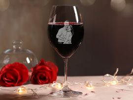 Wijnglas graveren