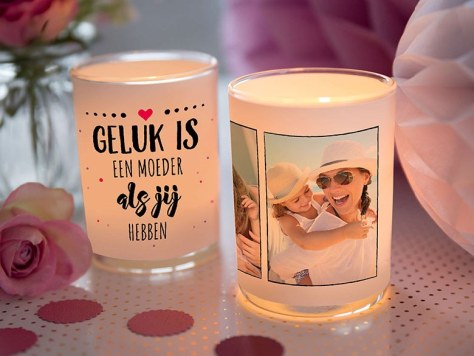 Windlicht met Foto