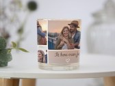 Windlicht met foto