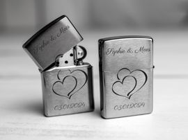 Zippo aansteker met gravure