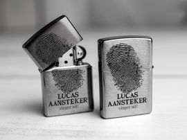 Zippo aansteker met gravure