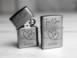 Zippo aansteker met gravure