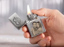Zippo aansteker met foto